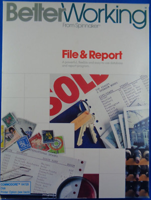COMMODORE 64/128 -- FILE & REPORT (SPINNAKER)