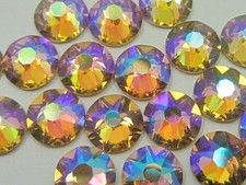20ss LT. COLORADO TOPAZ AB FLATBACK European Rhinestones 72pcs
