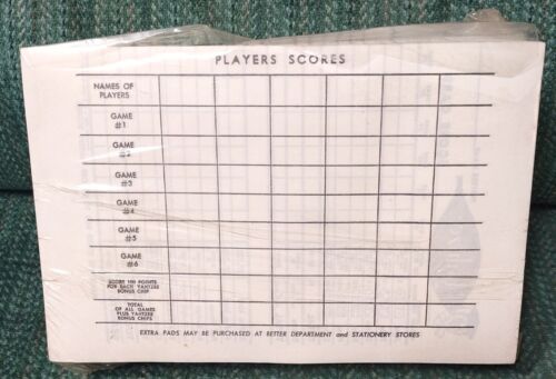 Rare/Vintage 1956 YAHTZEE Game Score Cards 500 Sheets E. S. Lowe Company - Picture 2 of 7