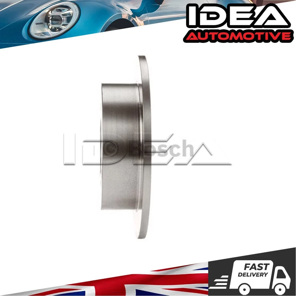 2x Brake Disc Rear Idea Fits Mitsubishi Lancer 1.5 1.6 1.8 D 2.0 + Other Models - Image 4 of 4