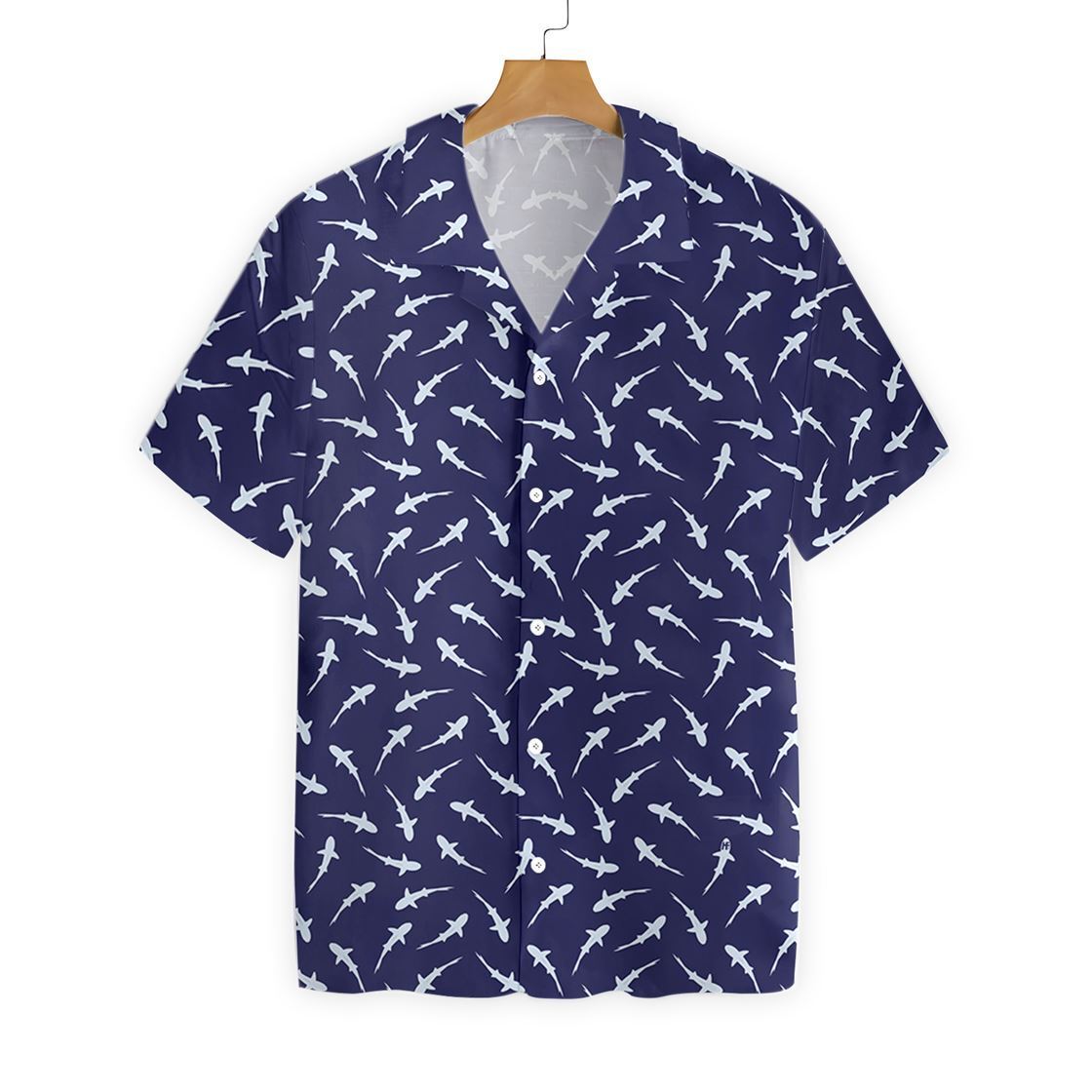 Stylish Shark Print Hawaiian Shirt for Men and Women