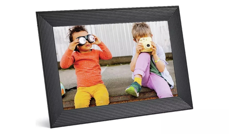 Digital Photo Frame Electronic Picture AURA Carver 10.1 Mum Dad Birthday Gift UK - Image 2 of 4
