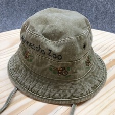 Minnesota Zoo Royal Resortwear Bucket Hat Child Green OS Adjustable Cotton