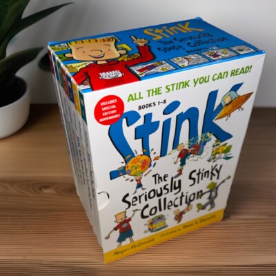 STINK Seriously Stink Collection 1-6,8 PB Book Set by Megan McDonald (No Book 7)