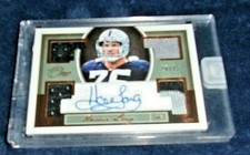 HOWIE LONG 2018 PANINI ONE GAME USED QUAD JERSEY AUTO 20/35 SIGNED CARD