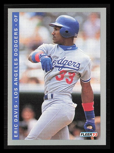 Eric Davis 1993 Fleer #445 Los Angeles Dodgers | eBay