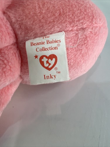 ❤️ 1994 INKY Pink OCTOPUS Ty® Beanie Babies Baby 4th or 5th Gen Hang Tags *MWMT* - Picture 7 of 7