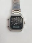 Vintage Seiko Silver Wave Ana/Digi Chrono-Alarm Japan Men Quartz Watch H449-502A