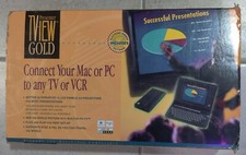 Vintage 1st Edition Focus TView Gold Computer Video PC to TV Video Conversion