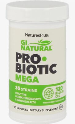 Natures Plus GI Natural Probiotic Mega 30 Kapseln (1206,26 EUR/kg)