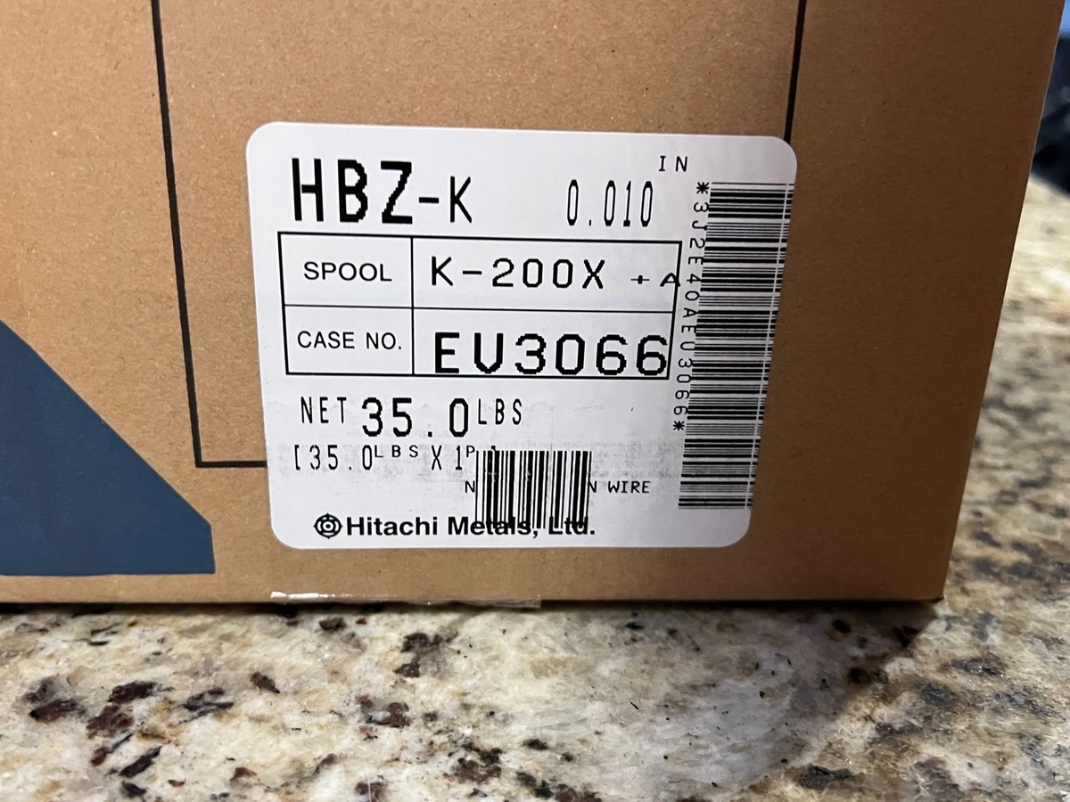 35LBS Hitachi HBZ-K Spooled EDM Hard Brass Wire 0.25mm 0.010