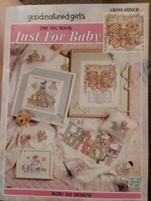 Just For Baby Birth Nursery Cross Stitch PATTERN Leaflet/Booklet