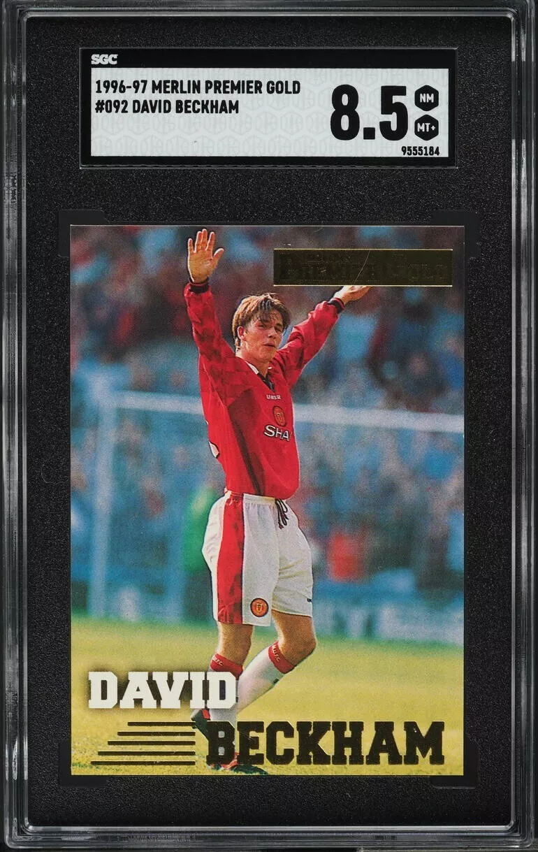 David Beckham trading card