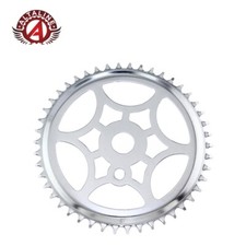 Altaline 1 Piece Crank 46 Teeth Steel Web Chainring Ss-315 12 X 18 Chrome.
