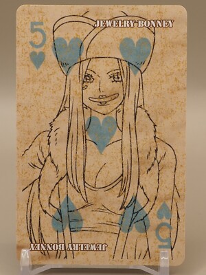 Schmuck Bonney Einteiler Spielkarten Japanischer Anime Herz Fünf M080