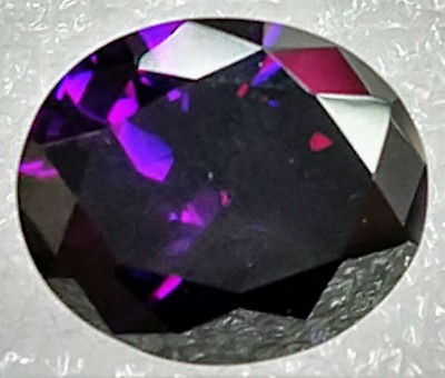 Beautiful Vibrant Purple Oval Cut Cubic Zirconia (CZ) 11x9mm Loose Stone
