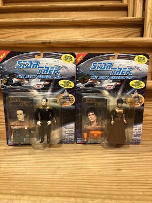 1994 Playmates Star Trek Lt. DATA Lwaxana TROI Figure The Next ...
