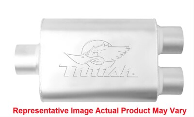 Dynomax Performance Thrush Welded Muffler 3.0'' ID - OD Center - Dual Offset