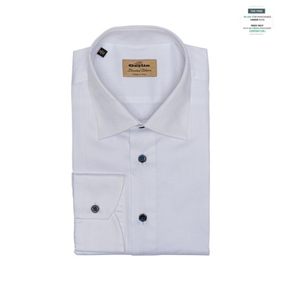 LUXURY 690$ GERLIN Shirt White Finest ALUMO Cotton 16 - 41  1G ZILLI