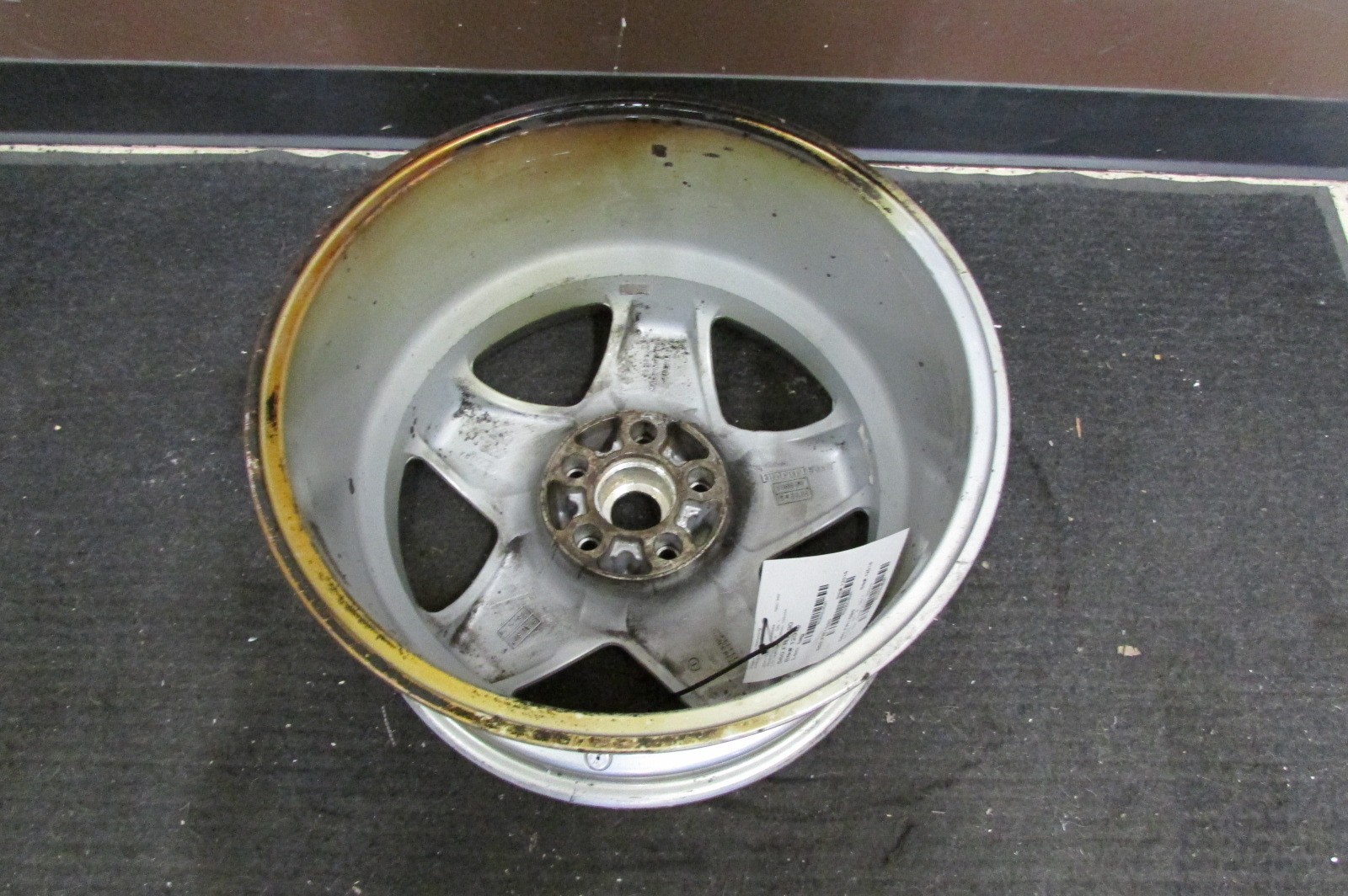 Ferrari 348 LH, Left Rear Wheel, Rim, Needs Reconditioning P/N 136538