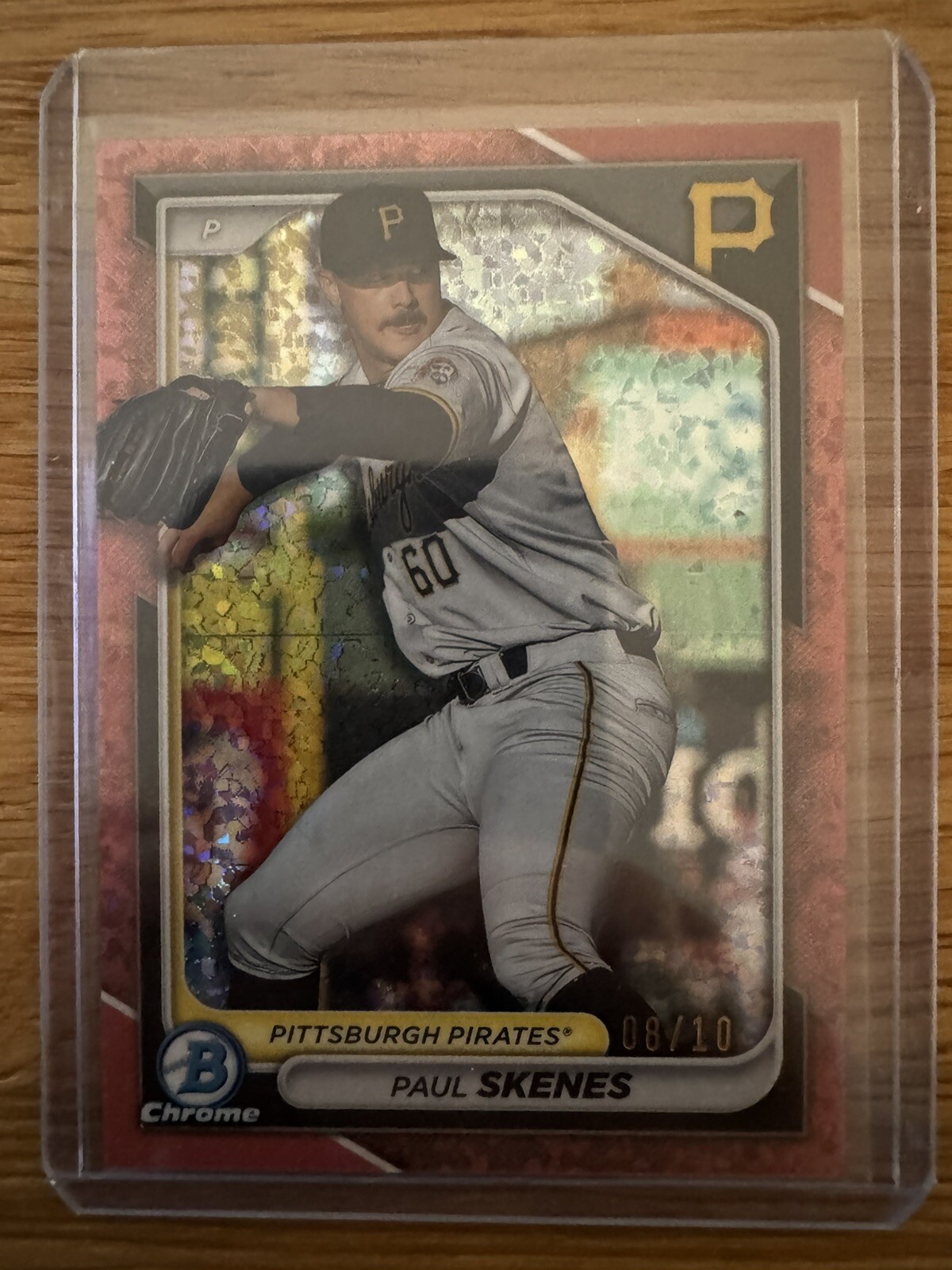 2024 Bowman - Chrome Prospects  Rose Gold Mini Diamond #BCP-125 Paul Skenes /10