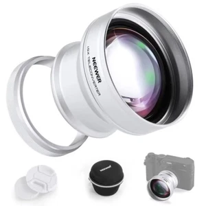 NEEWER LS-61 49mm 1.5X Téléconvertisseur Objectif supplémentaire pour Fujifilm X100 Series