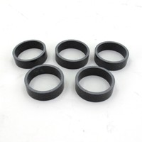 Woven Carbon Fiber Headset Spacers // 10mm // 1-1/8 // 5/pkg on sale Woven Carbon Fiber Headset Spacers // 10mm // 1-1/8 // 5/pkg on sale