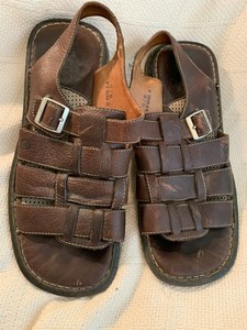 Born Fisherman Sandals Brown Mens Size 12 Euro 46 M5468 | eBay