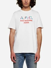 APC Tao Logo White Cotton Graphic T-shirt L72127 Size Small