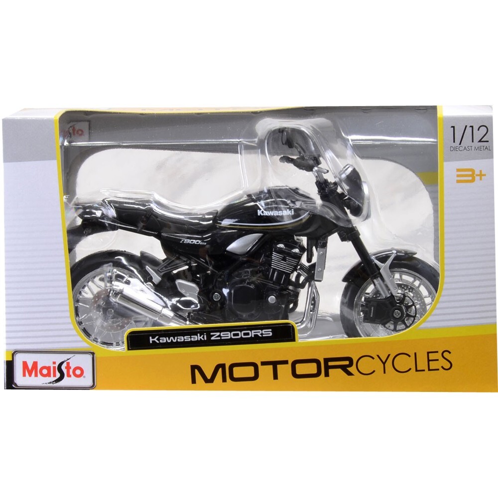 Maisto 1:12 Motorcycles Bike Kawasaki Z900RS Cafe Black