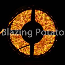 Lumenwave 5m 5630 Smd Ip20 Flexible 300 Led Strip Lights -white Pcb- Yellow