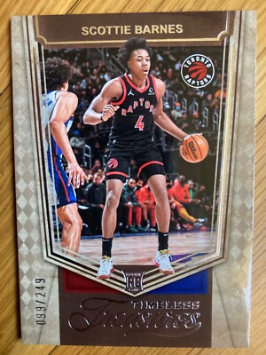 2021-22 Panini Chronicles - Timeless Treasures 99/249 #439 Scottie Barnes 