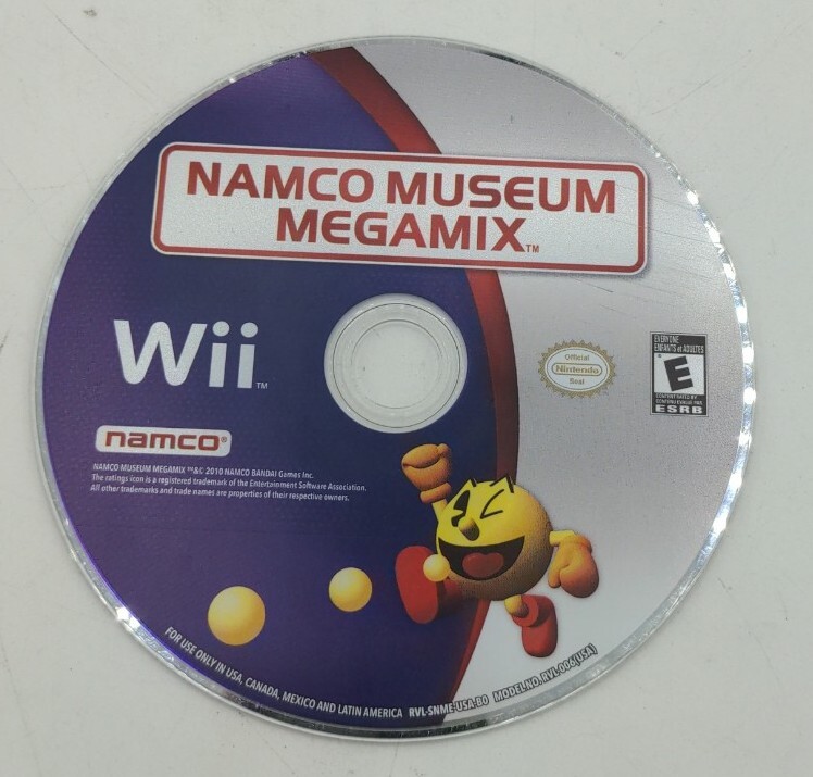 NAMCO MUSEUM MEGAMIX (Wii) GAME DISC ONLY | eBay