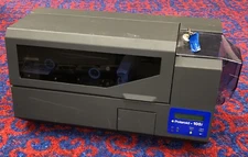 Poloroid - 100i model P100I Double-sided ID Card Printer POWERS ON PARTS REPAIR