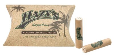Hazys Superflow Coconut Filter ø 6mm 50er Kokosnussfilter Aktivkohlefilter Tips