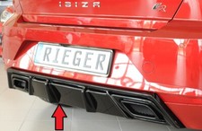 Rieger Diffusor für Seat Ibiza KJ Heckansatz Stoßstange schwarzglanz FR