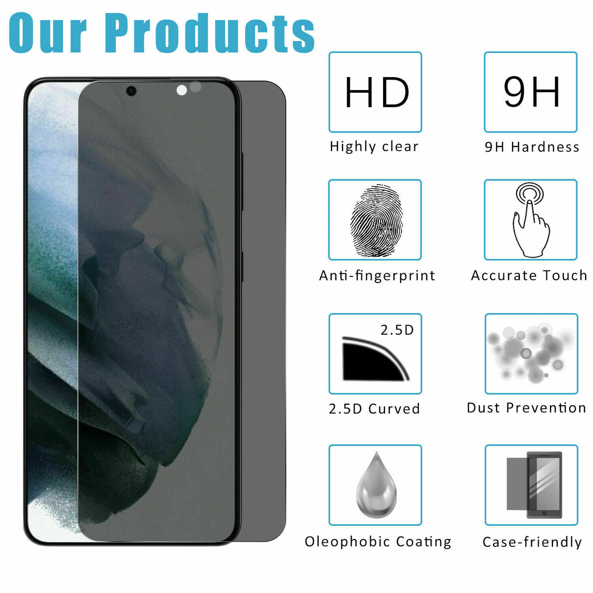 Galaxy Note Samsung Galaxy S20 Privacy Screen Protector Privacy