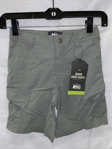 REI Sahara Shorts - Sage Grey - Boys XS 
