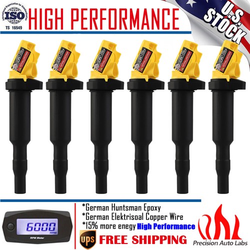 6 Pack High Performance Ignition Coil for BMW 328i 535i 550i 750i X3 X5