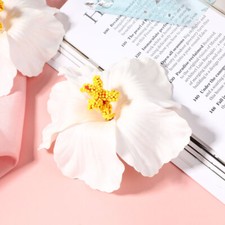 10PCS Hawaiian Plumeria Flower Hair Clips Hibiscus Flower Hair Clips Hibiscus