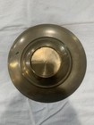Vintage Brass Korean Dish/Low Bowl With Coin Pattern 8” Round — photo 3