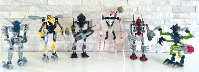 Bionicle Mistika:   8688 , 8689 , 8690 8694 , 8696 . Complete .
