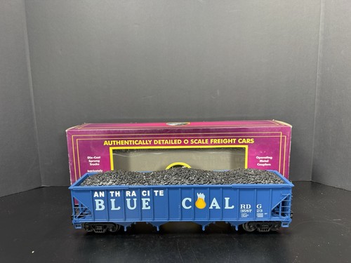 Coche tolva de carbón azul antracita lectura MTH 20-97758 con carga de carbón #358723 nuevo en caja | Zustand: Used