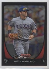 2011 Bowman Chrome Refractor Mitch Moreland #83 0o6v