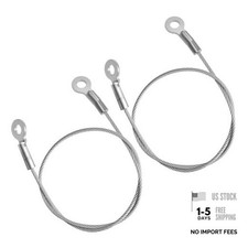 2 PCS Hood Stay Stop Control Cable Set Compatible with 2008-2017 Freightliner
