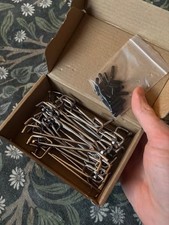 25PCS 4 Inch Peg Board Hooks 1/8" Metal Pegboard Storage Organizer Hooks