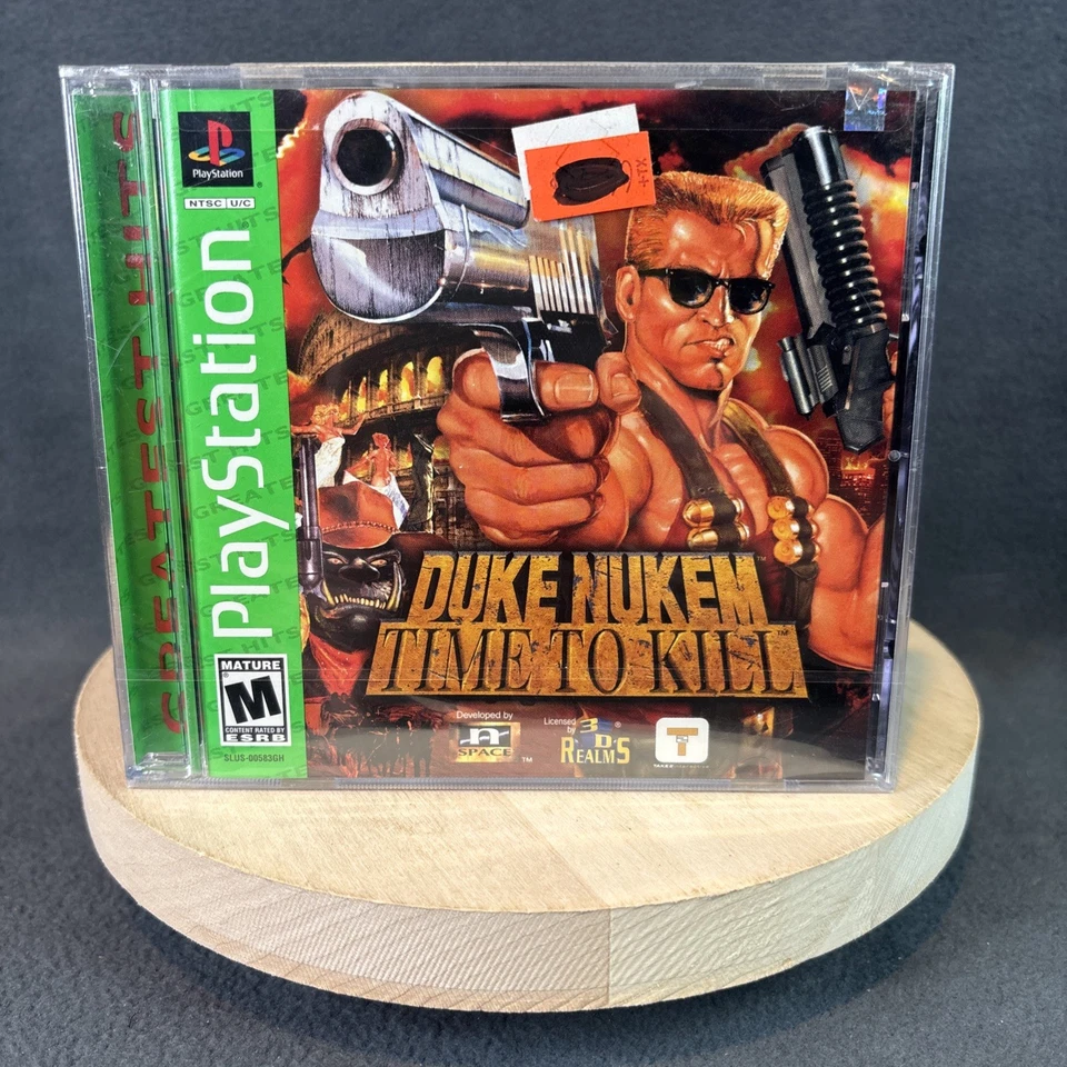 PlayStation 1 - Duke Nukem Time to Kill [GH] - New/Sealed w/ Hangtab & Protector - Image 2 of 4