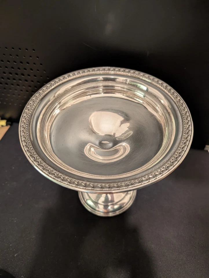 M. Fred Hirsch Anbietschale - Sterling Silber - Zwischen 1920-1945 - Bild 3 von 4