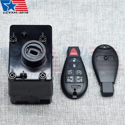 Ignition Switch Node Module &Key For Chrysler Dodge Jeep 68210150AB CBTTP577AB