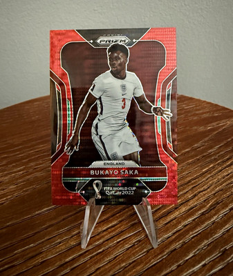 Panini 2022 Prizm World Cup Qatar Bukayo Saka #84 England /99